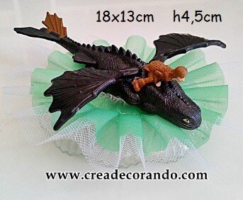 cake topper sdentato dragon trainer