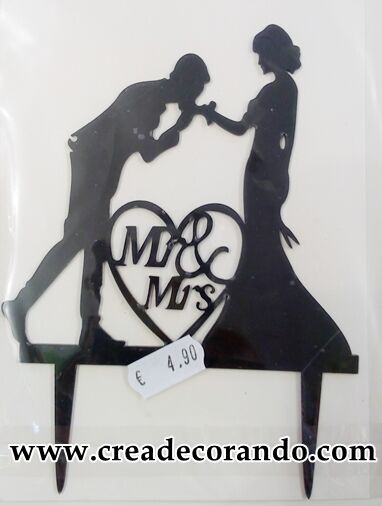 Cake topper matrimonio/ sposi divertenti romantici - Arredamento e  Casalinghi In vendita a Potenza