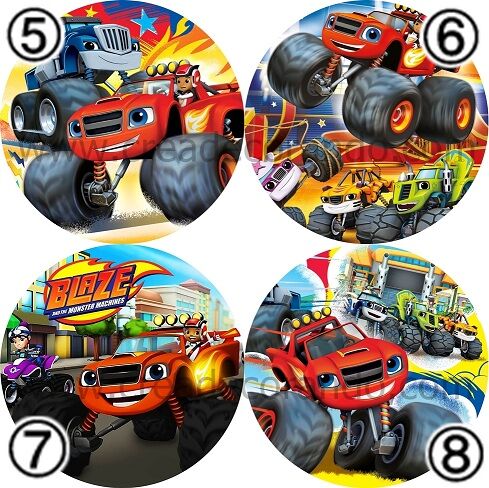 Pratos Blaze Monster Machines Quadrados 8un - MASCARILHA