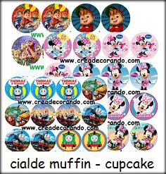 cialda muffin ostia o pasta di zucchero