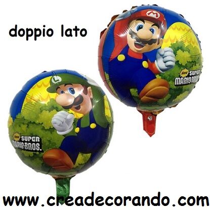 Palloncino 18 mylar Super Mario Bros