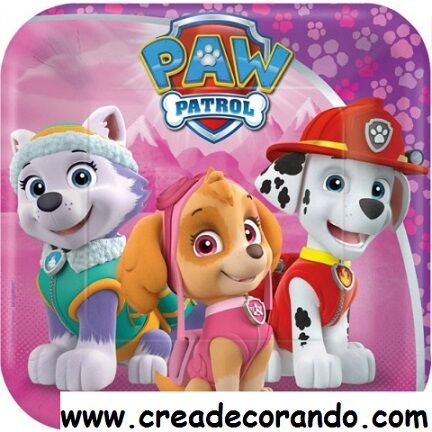 CIALDA in ostia PER TORTE DECORATE PAW PATROL rettangolare