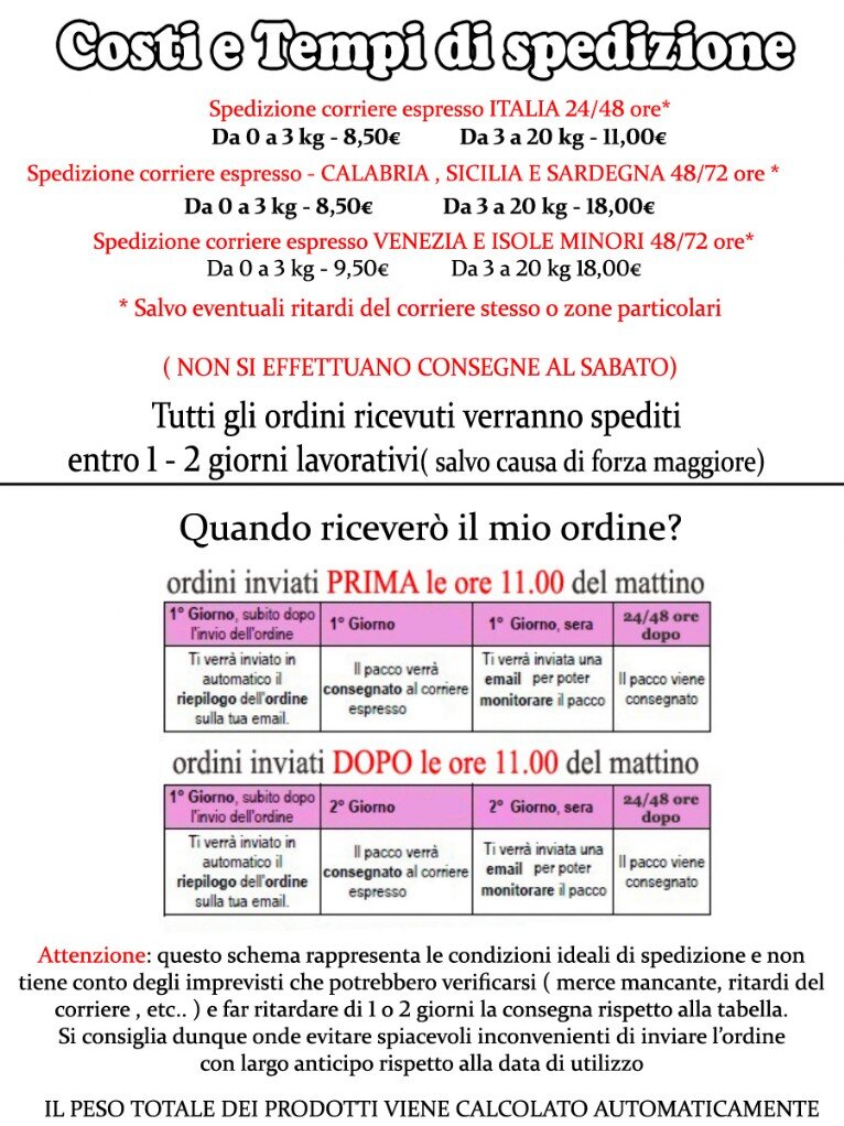tempi di spedizione